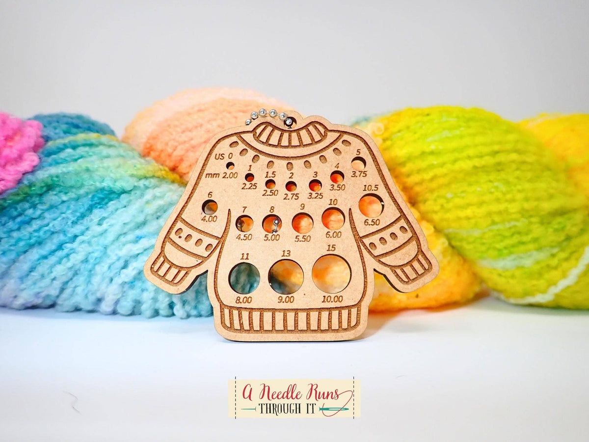 Sweater Knitting Needle gauge
