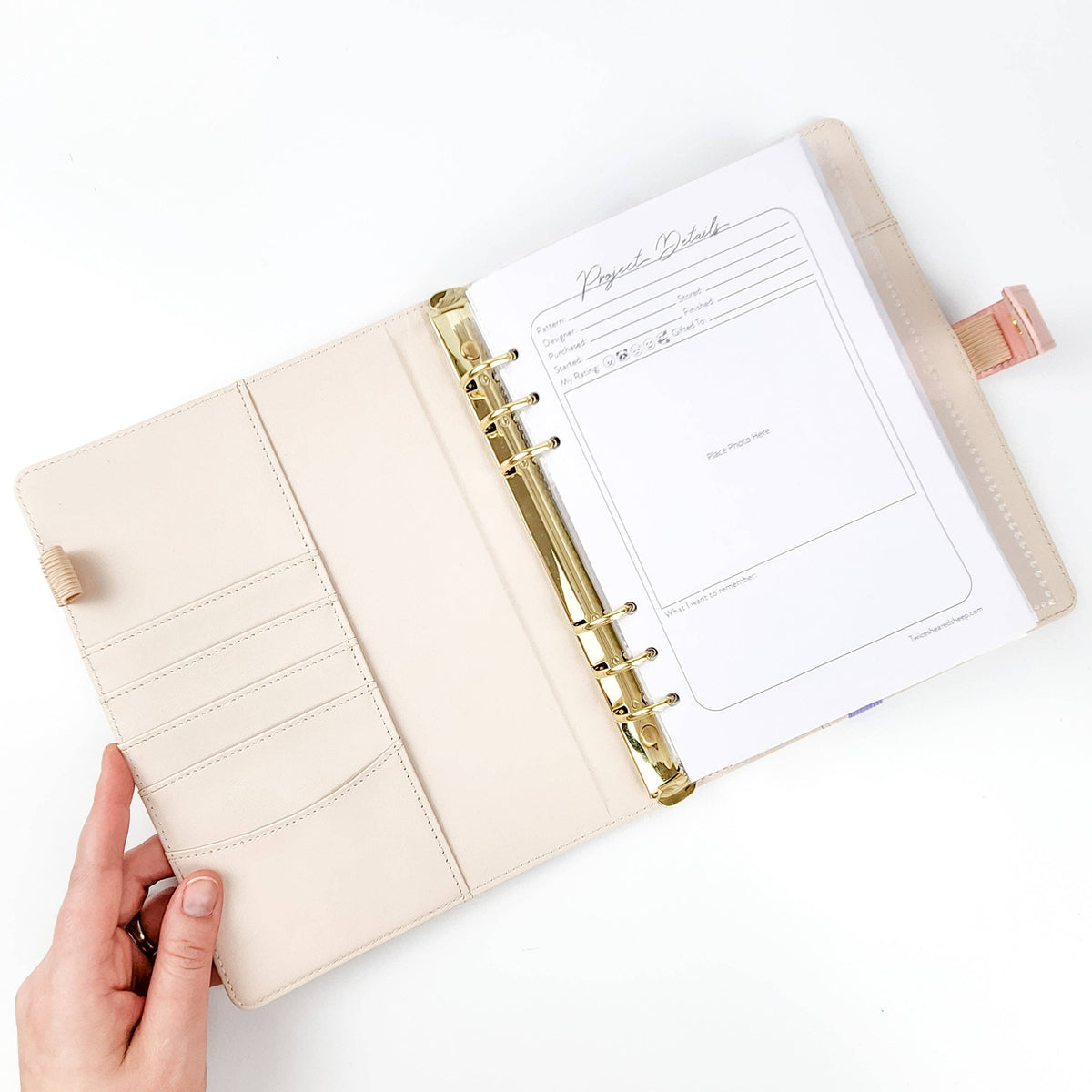 Purple Heart Project Journal Planner for Knitters & Crocheters