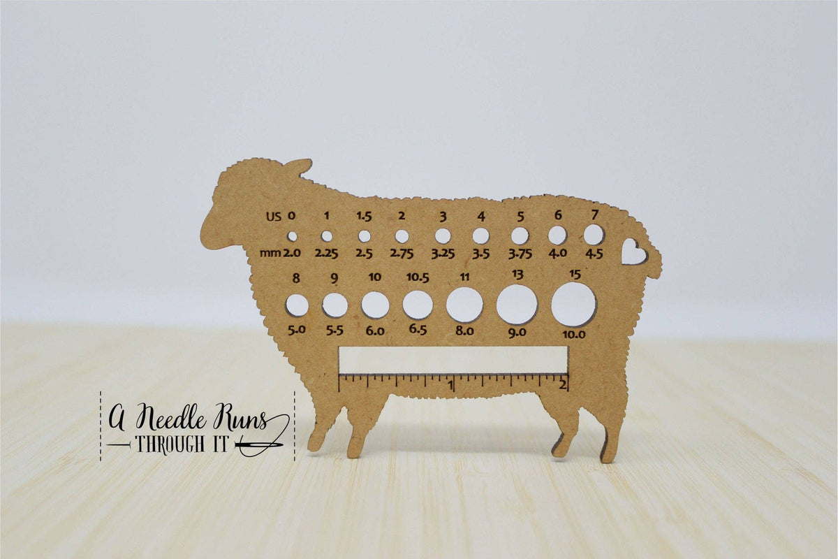 Sheep Knitting Needle gauge
