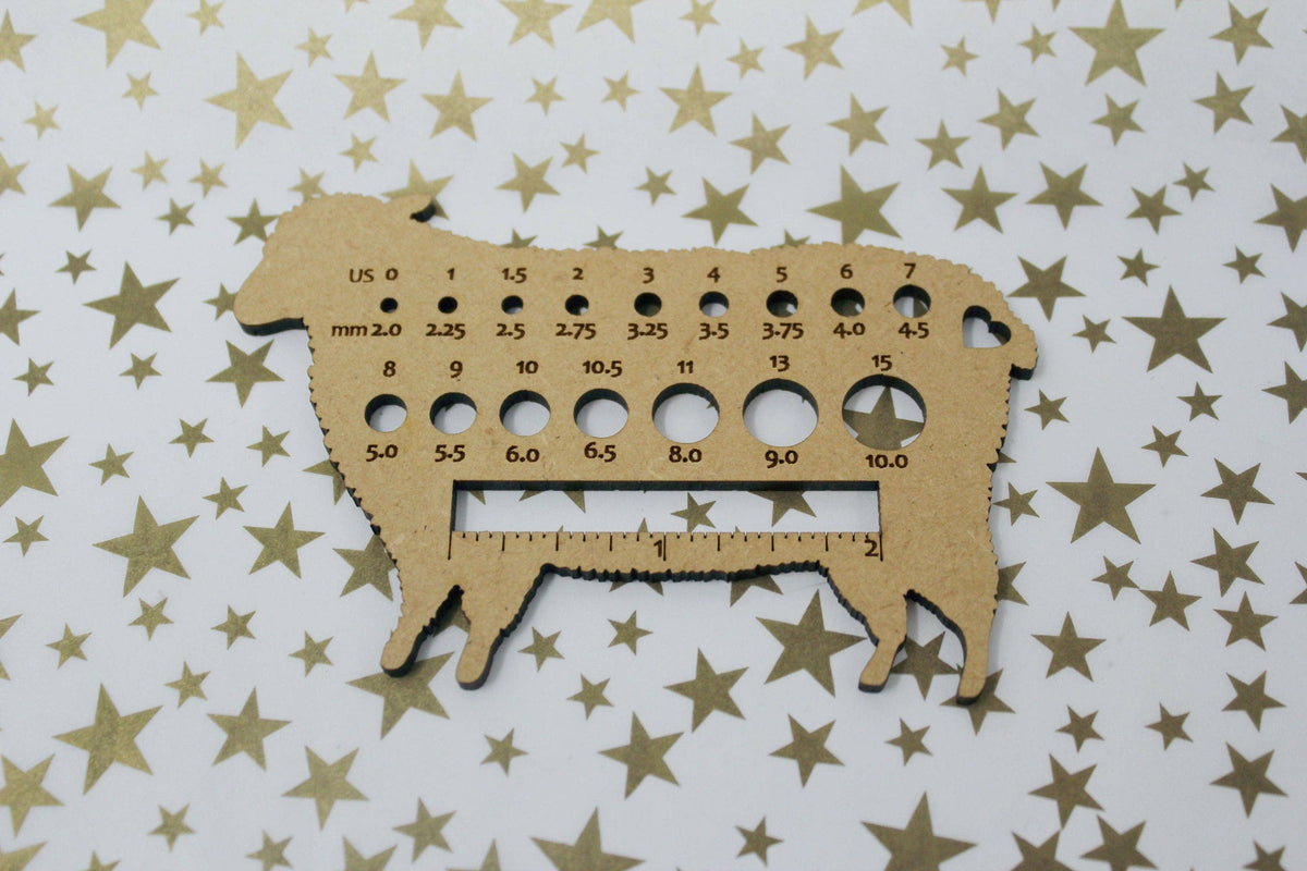 Sheep Knitting Needle gauge
