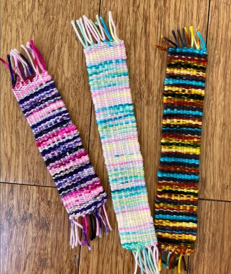 Bookmark/Bracelet Loom kit Small Loom, craft kit weaving