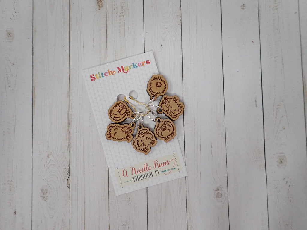 The Flock - Stitch Markers (set of 6)