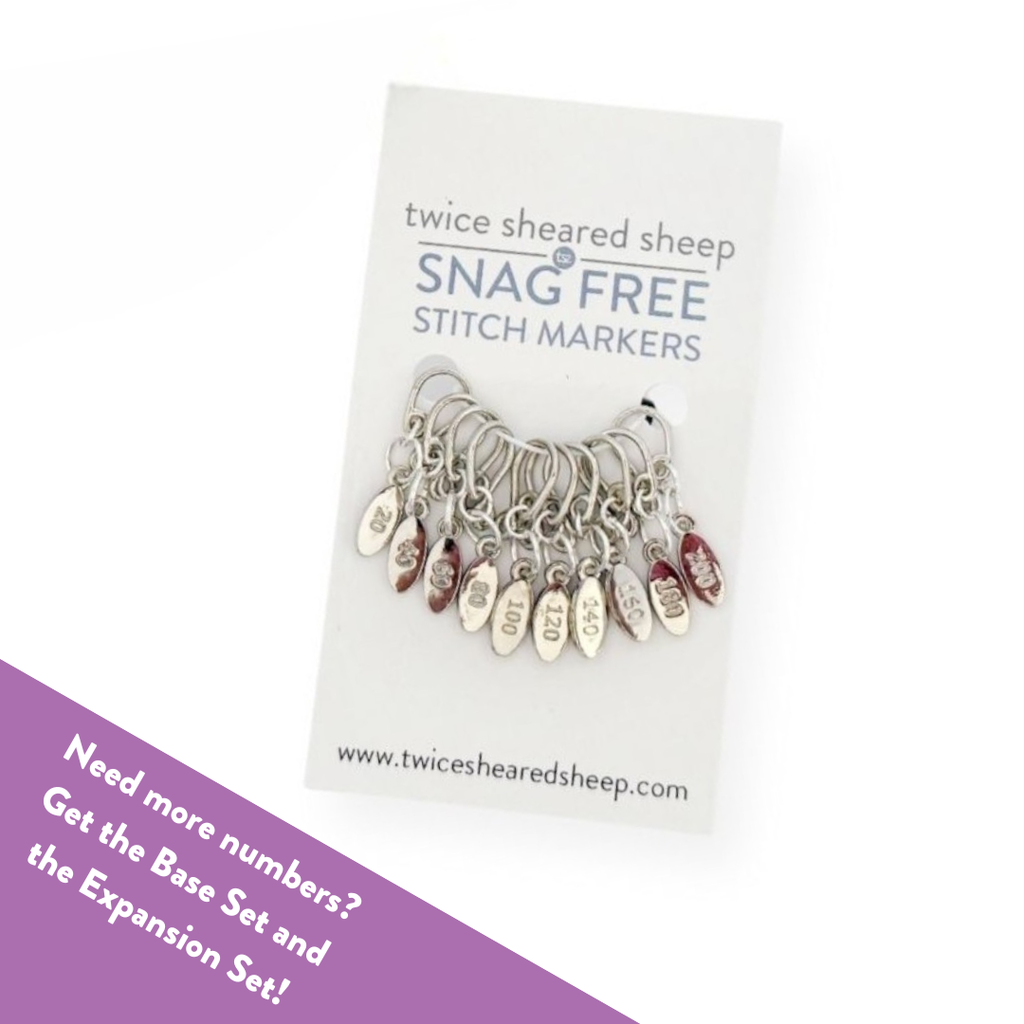 Cast On Counting Stitch Markers - Count By 20's