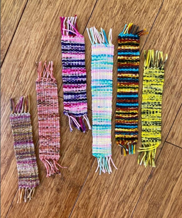 Bookmark/Bracelet Loom kit Small Loom, craft kit weaving