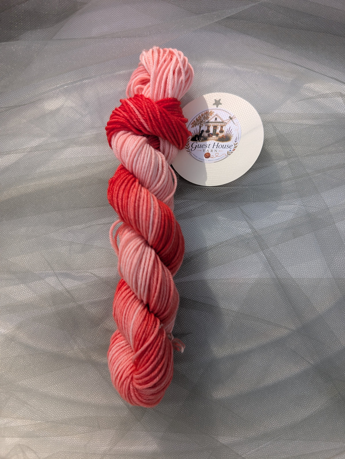 Bleeding Heart Hand-dyed Mini-skein