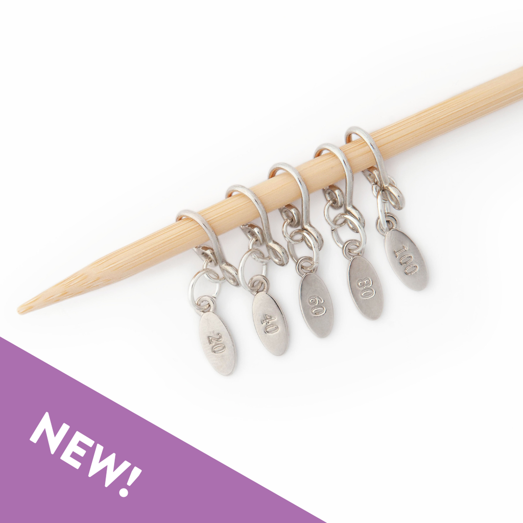 Cast On Counting Stitch Markers - Count By 20's