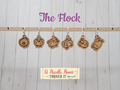 The Flock - Stitch Markers (set of 6)