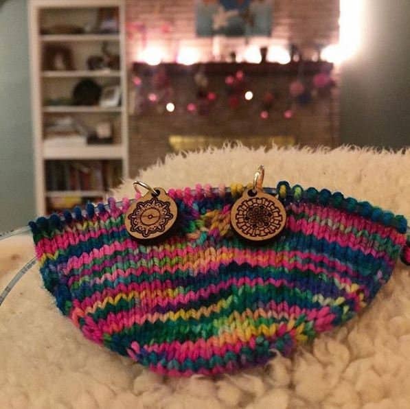Front & Back Sheep - Stitch Markers (set of 6)